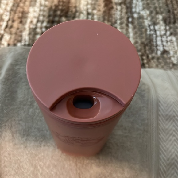 Starbucks copper color 100% recycled plastic dishwasher microwave safe screw top - Picture 2 of 4